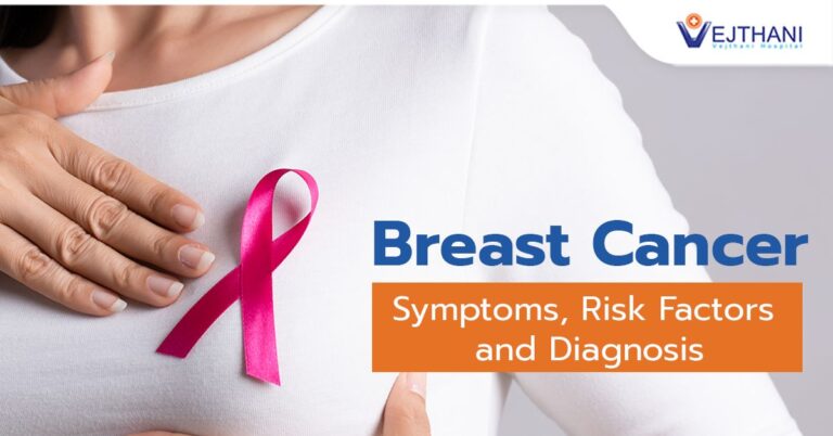 A woman holding a pink ribbon, symbolizing breast cancer awareness