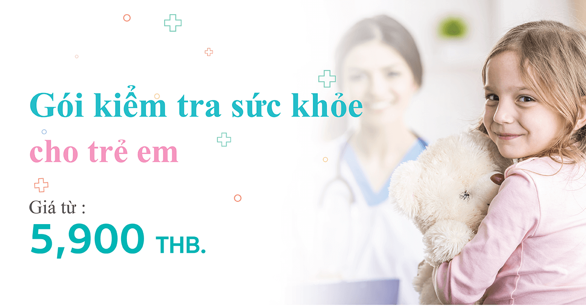 Gói kiểm tra sức khỏe cho trẻ em