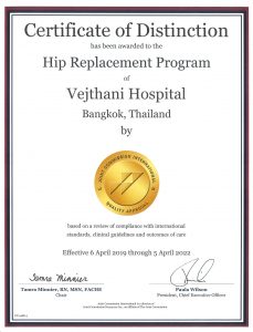 CCPC HIP : Surgery Hip Replacement Program “โปรแกรมการดูแลผู้ป่วยผ่าตัดข้อสะโพก”