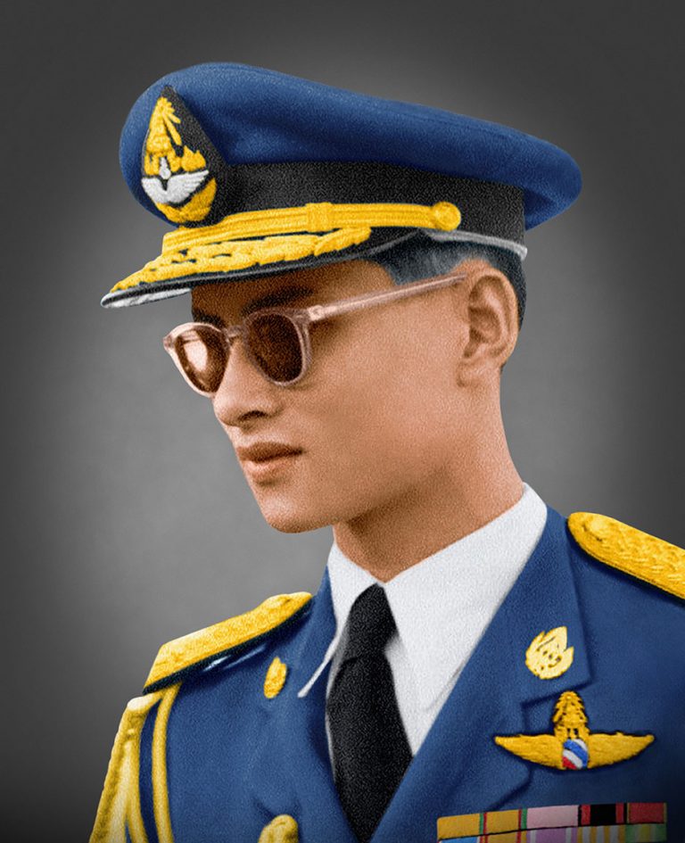 ภาพในหลวงร.9 ฉลองพระองค์เครื่องแบบทหารอากาศ 01 Canvas_80x106 ...