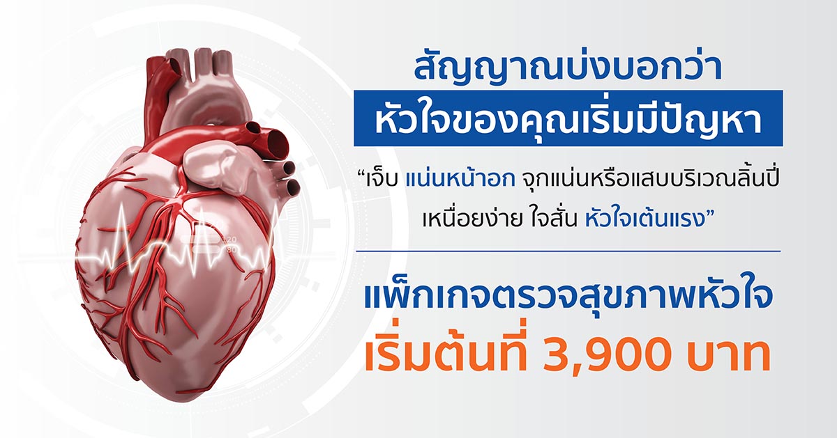 ตรวจสุขภาพหัวใจ ปี 2024