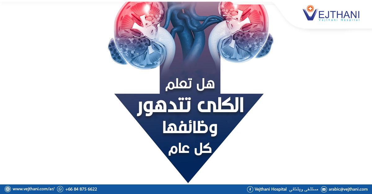هل تعلم ؟ الكلى تتدهور وظائفها كل عام