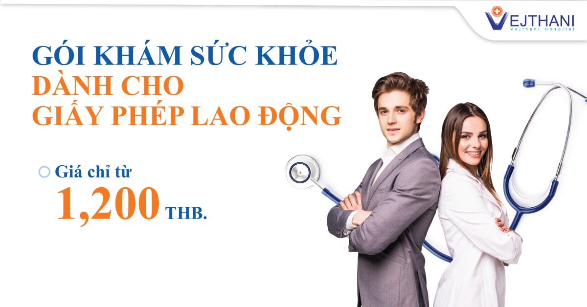 Gói khám sức khỏe dành cho giấy phép lao động