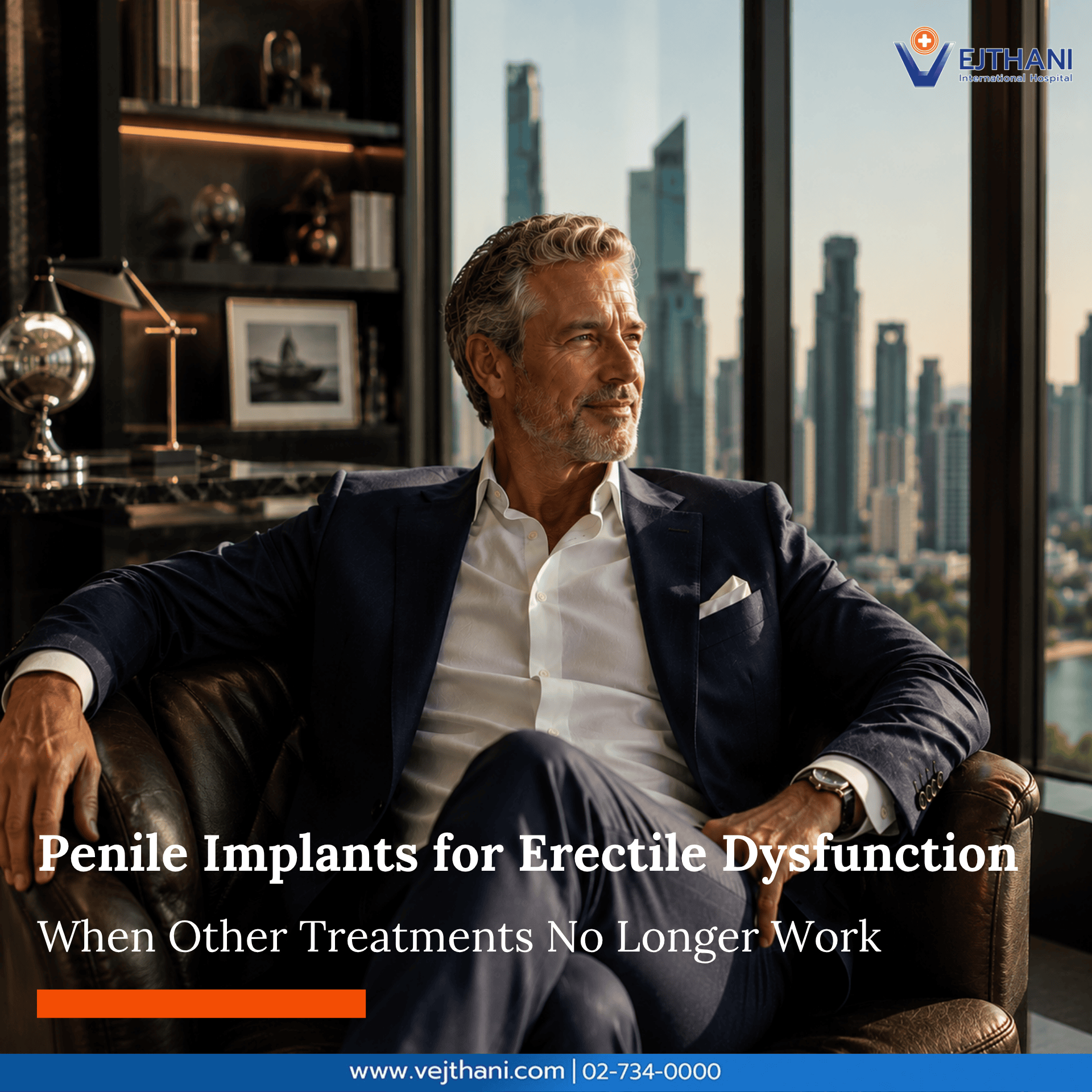 Penile implants provide a long-term way to achieve an erection without having to plan sexual activity around medication. For men with persistent erectile dysfunction, this can open the door to a more spontaneous and fulfilling intimate life. 