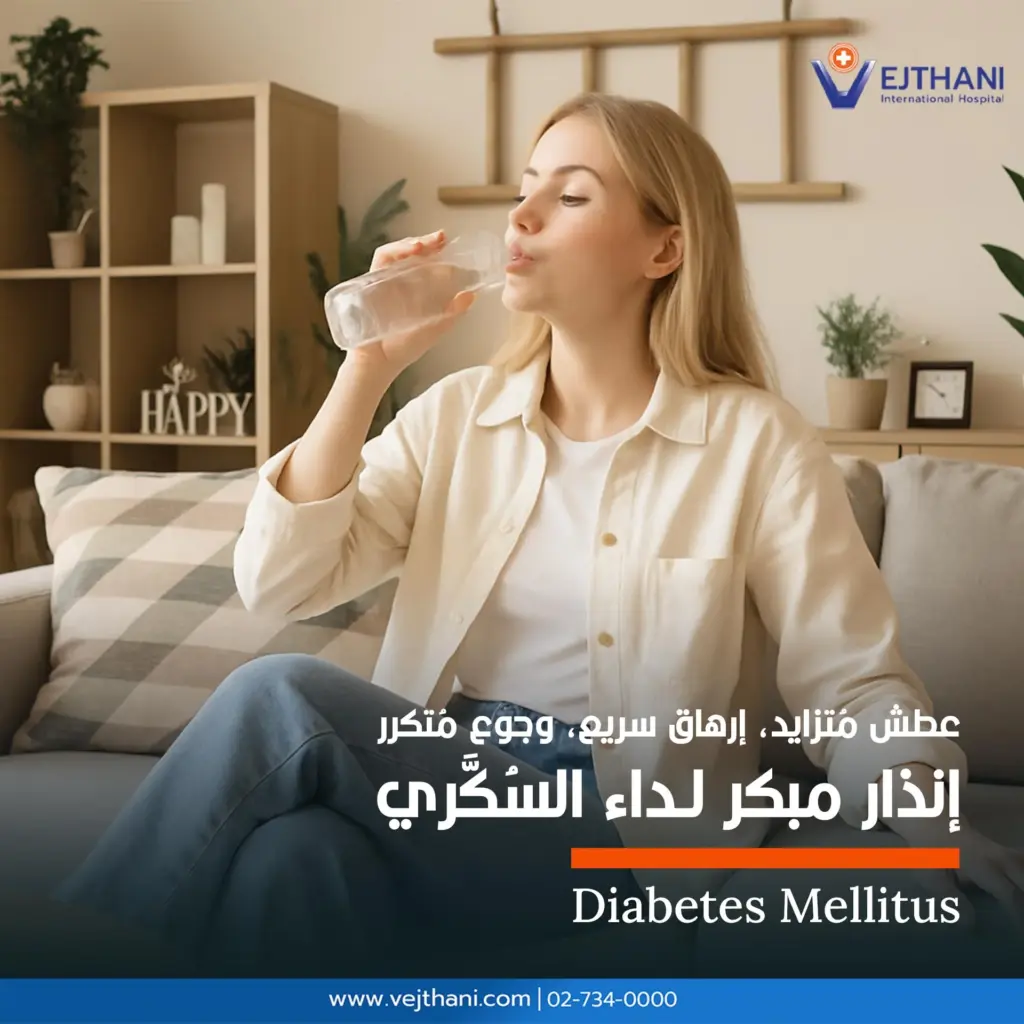 عطش مُتزايد، إرهاق سريع، وجوع مُتكرر: إنذار مبكر لـ "داء السُكَّري"