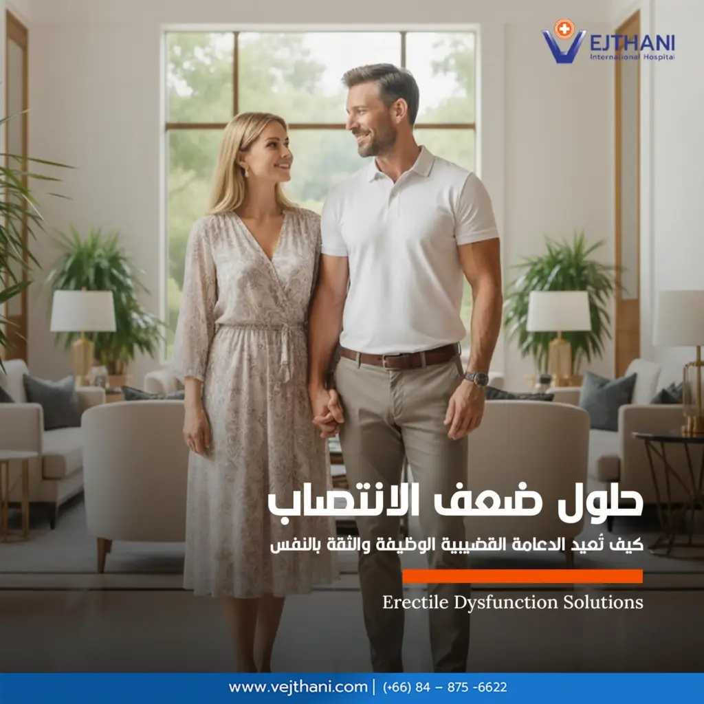 حلول ضعف الانتصاب: كيف تُعيد الدعامة القضيبية الوظيفة والثقة بالنفس
