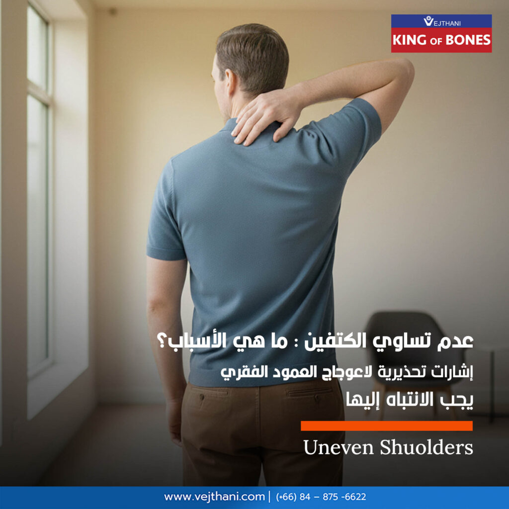 عدم تساوي مستوى الكتفين : ما هي الأسباب؟ إشارات تحذيرية لاعوجاج العمود الفقري (  الجنف)يجب الانتباه إليها

