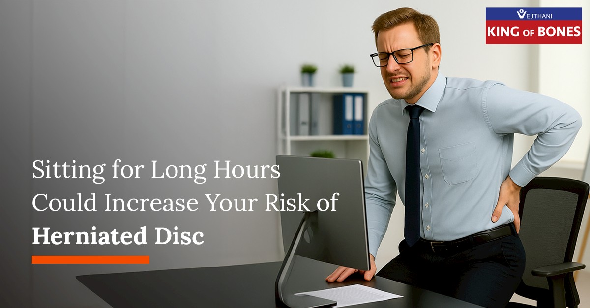 Sitting for Long Hours Could Increase Your Risk of Herniated Disc