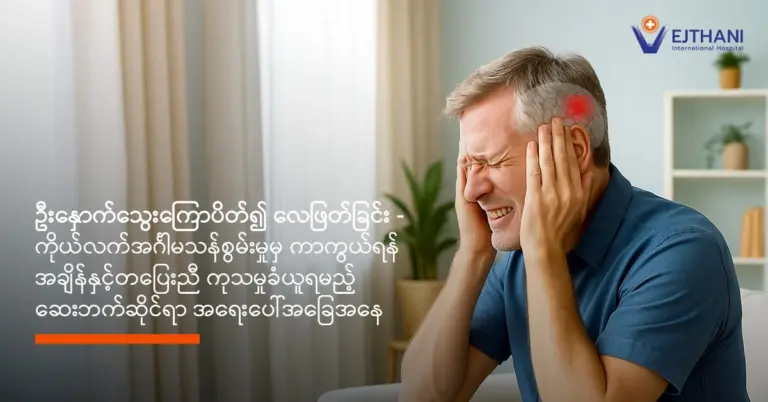 ဦးနှောက်သွေးကြောပိတ်၍လေဖြတ်ခြင်း