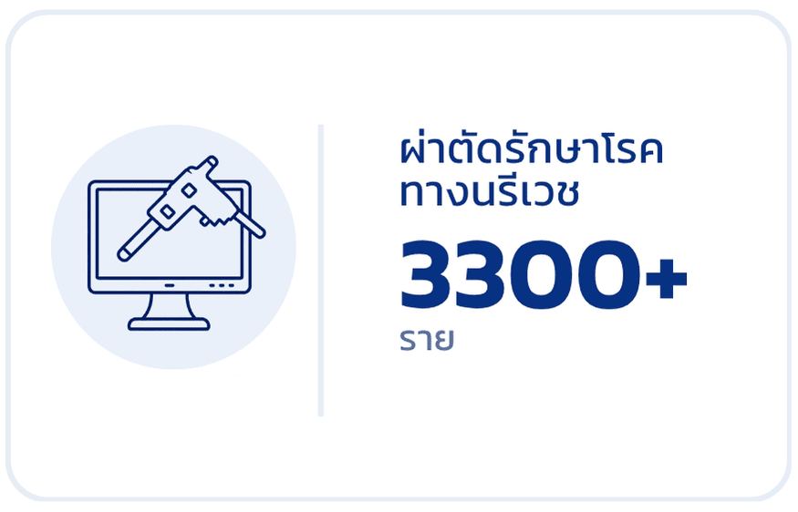 ผ่าตัดรักษาโรคทางนรีเวช