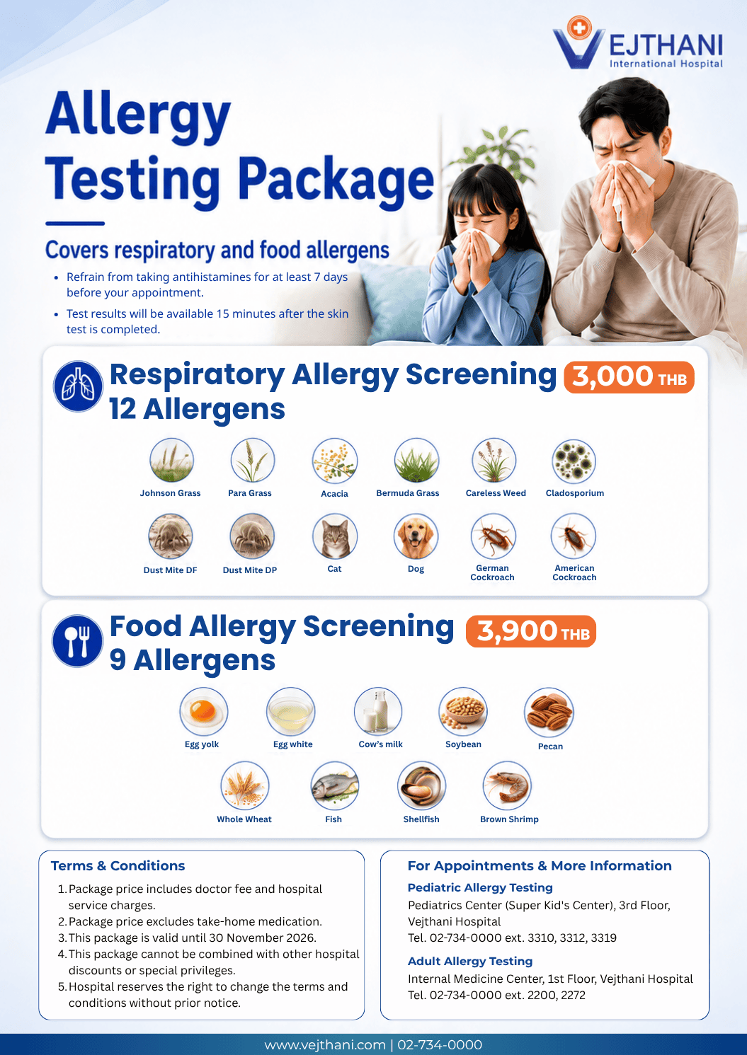 Allergy Testing Package