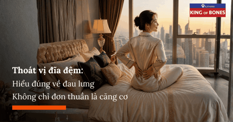Thoát vị đĩa đệm: Hiểu đúng về cơn đau lưng không chỉ do căng cơ