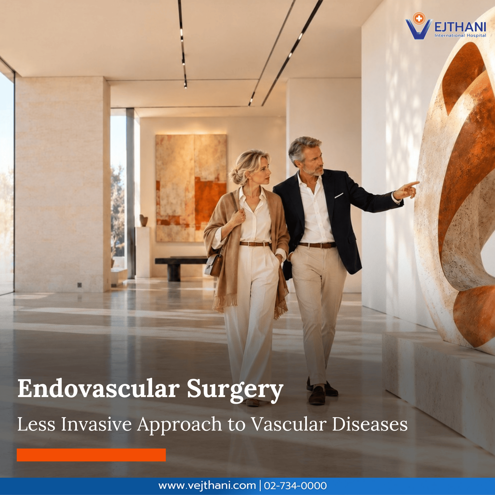 Endovascular surgery gives doctors a way to treat vascular disease without making a large incision. Doctors use this approach for narrowed arteries, blood clots, aortic aneurysms, and other problems that affect blood flow. 